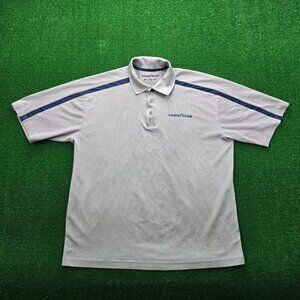 Good‎ Year Polo Shirt Mens 2XL Gray Employee Uniform Work Wear Automotive